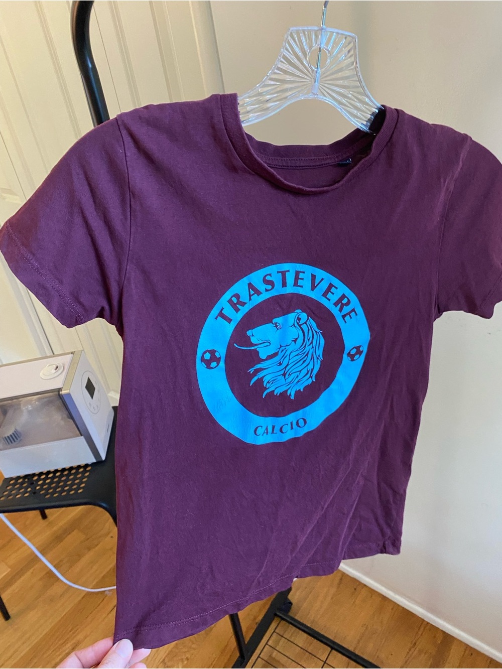 Trastevere Calcio Rome Italy Soccer Tee Kids 10Y